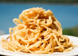 Onion Straws at Ainsley's